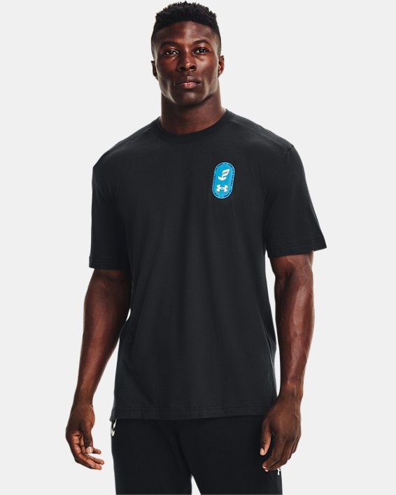Men's UA Embiid Inter-Joelactic T-Shirt in Black image number 0